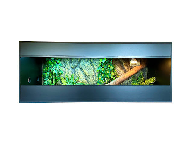 Terrarium - Repti Pro - Svart - 120x50x50 cm