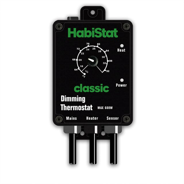 HabiStat Dimming Thermostat - Svart - 600 W