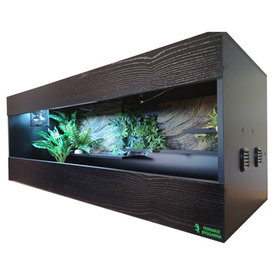 Terrarium - Repti Dessert - svart - 200x60x60 cm