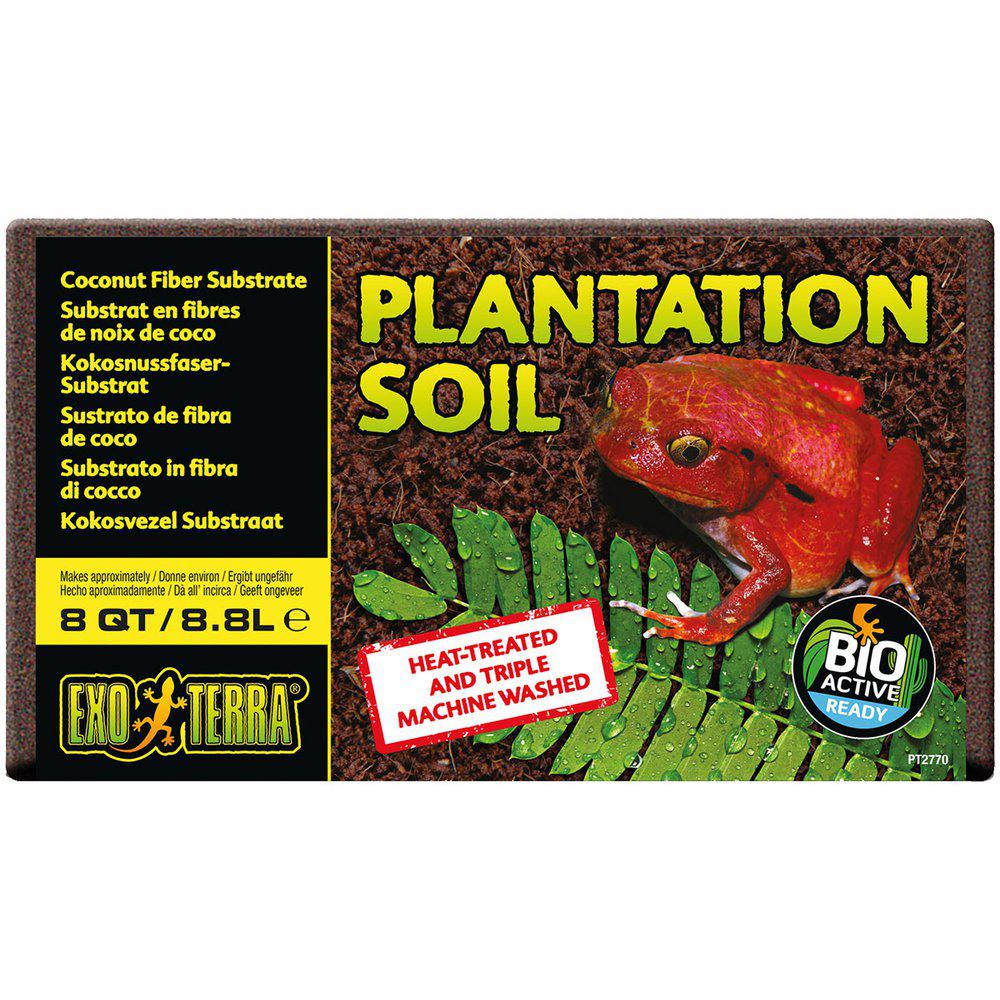 Exo Terra plantation soil - 8.8L - 3 pack - kokosfiber