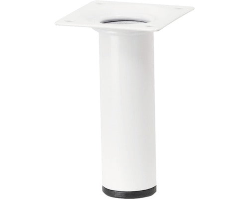 Installation - round table legs 6x round 10 cm - white