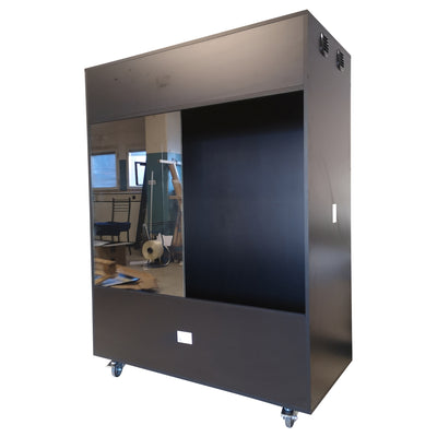Terrarium - Flatpack - Repti Pro Extra Tall - svart - 60x45x90 cm