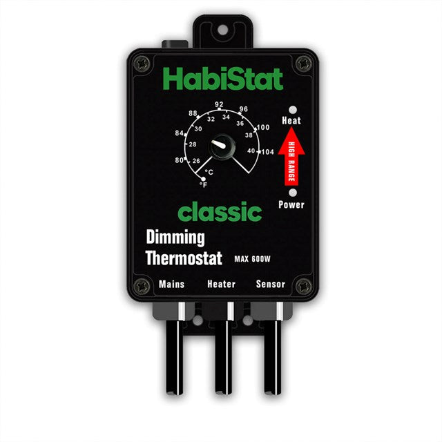 HabiStat Dimming Thermostat High Range - Svart - 600 W