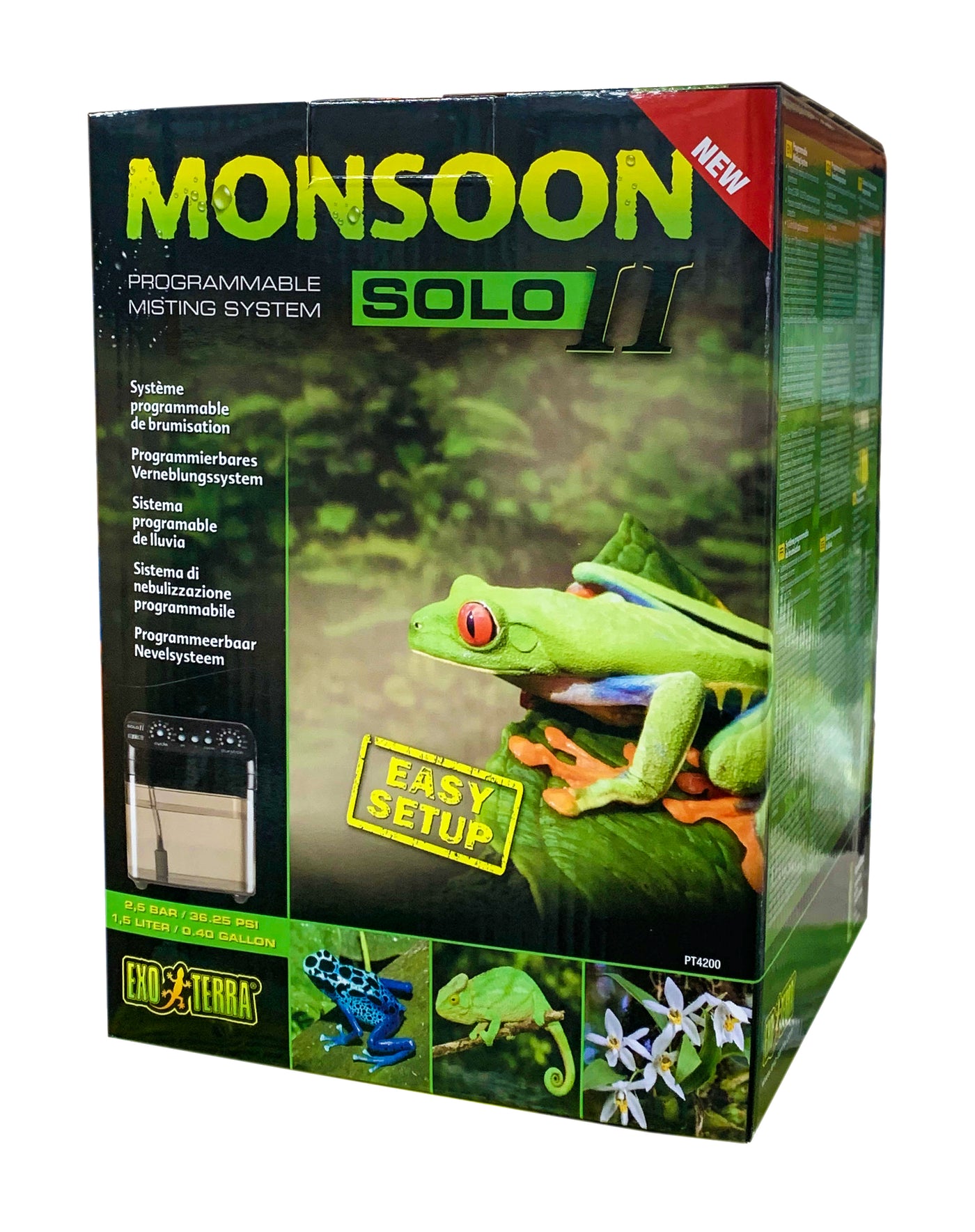 Installation - Exo Terra Monsoon II - programmerbart terrariumbevattningssystem