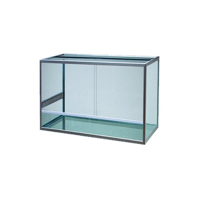 Terrarium - glas med aluminiumram - 65x34x50 cm 110L