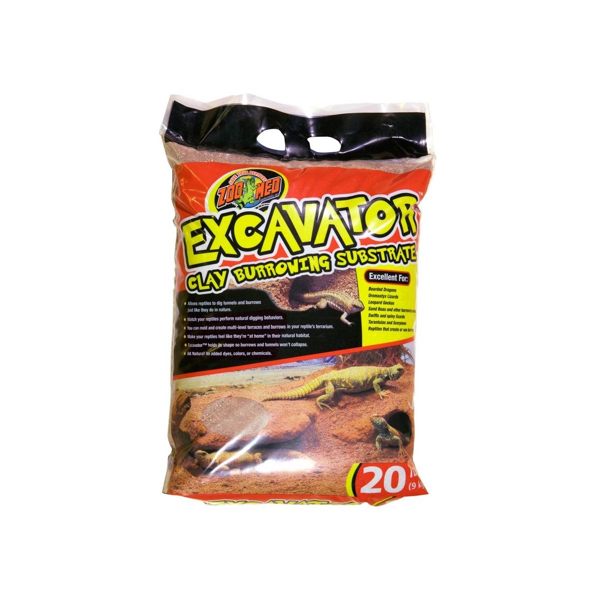 Zoo Med Excavator Clay - 9 kg - Formbart grävsubstrat